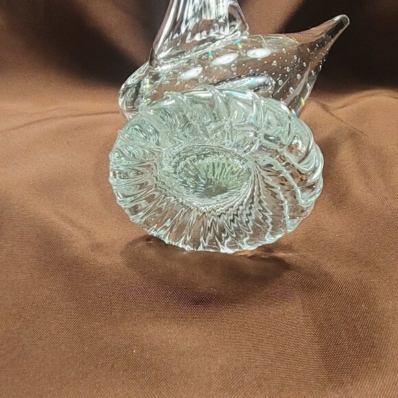 Vintage Murano Art Glass Goose/Swan w/Air Bubbles Heavy - Picture 10 of 15
